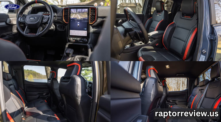 2024 Ford Ranger Raptor:Interior and Comfort